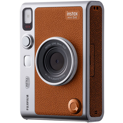 INSTAX MINI EVO Hybrid Instant Camera Brown